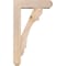 Ekena Millwork Olympic Craftsman Smooth Bracket w/ Offset Brace, Douglas Fir, 5 1/2"W x 18"D x 30"H BKT0604X18X30OLY04SDF - alternate 2